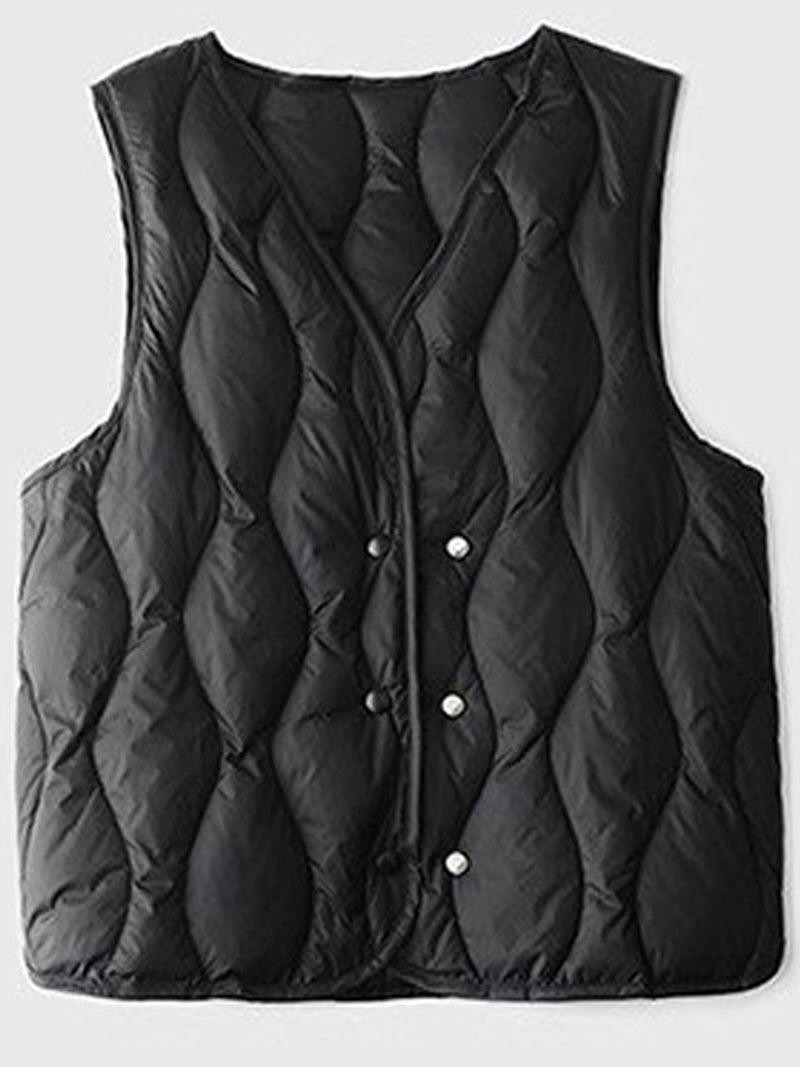 Quilted Sleeveless Vest