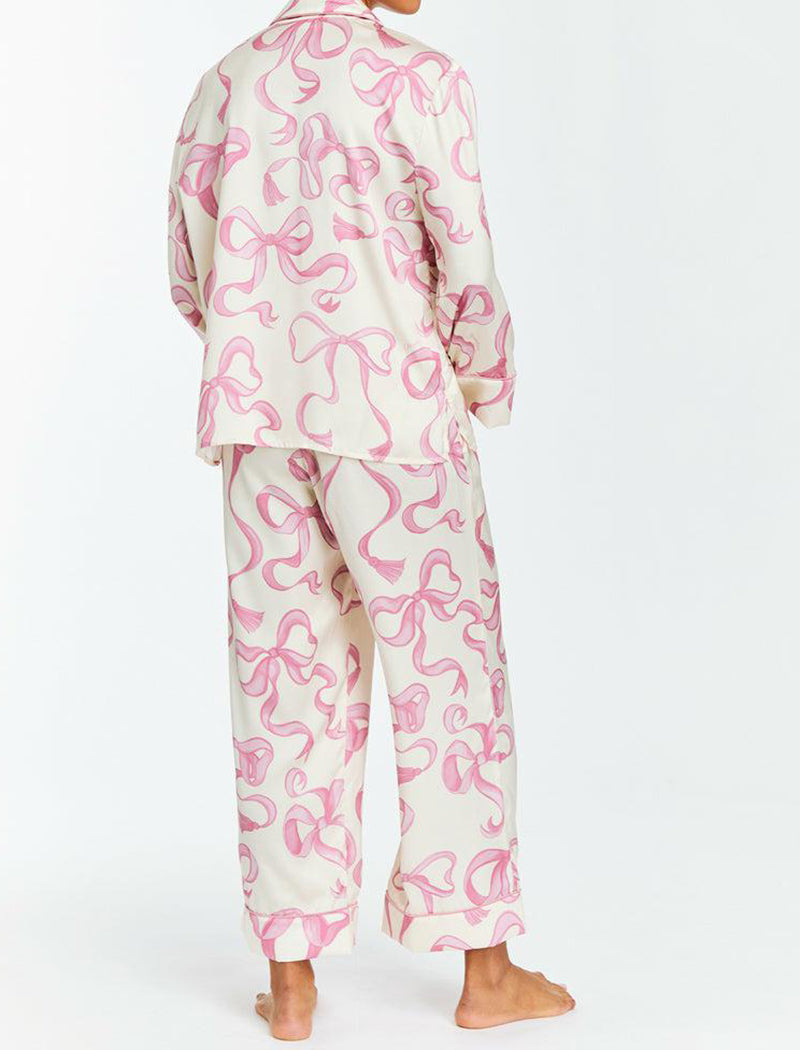 Bow Loungewear Two-Piece Set