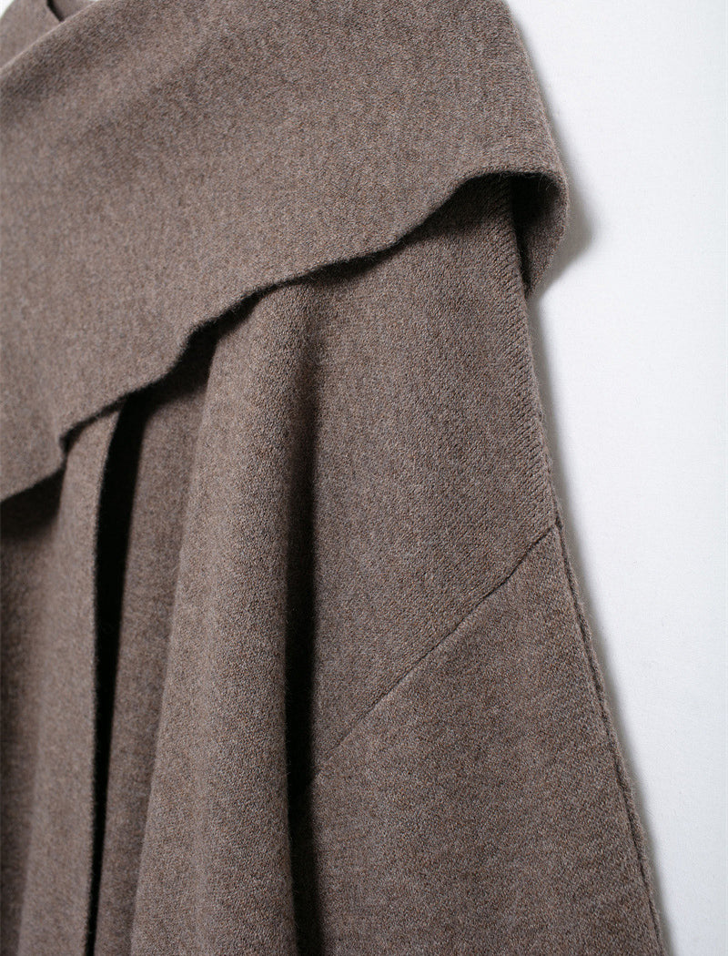 Draped Layered Poncho Top