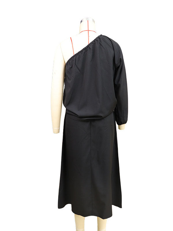 One-Shoulder Maxi Dress