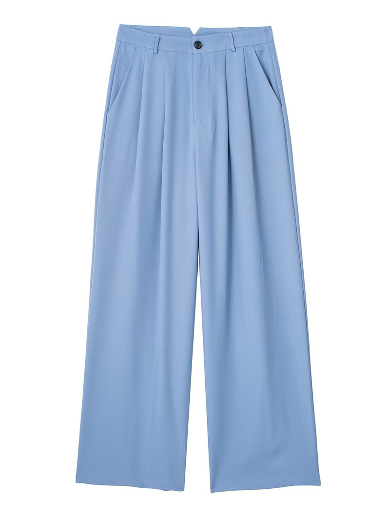 High-Rise Wide-Leg Trousers