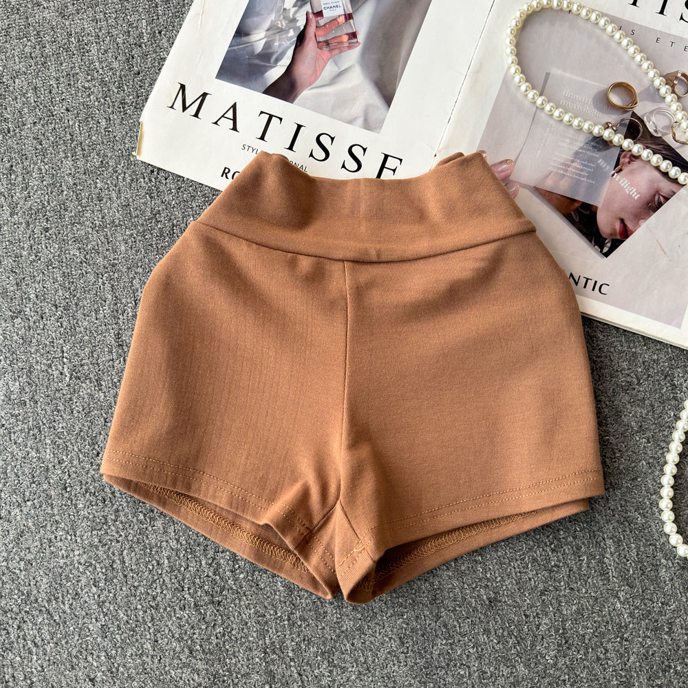 High-Rise Stretch Shorts