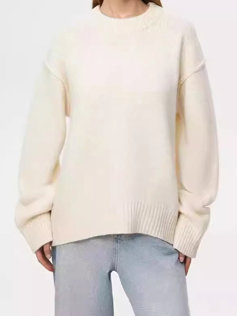 Oversized Drop-Sleeve Sweater