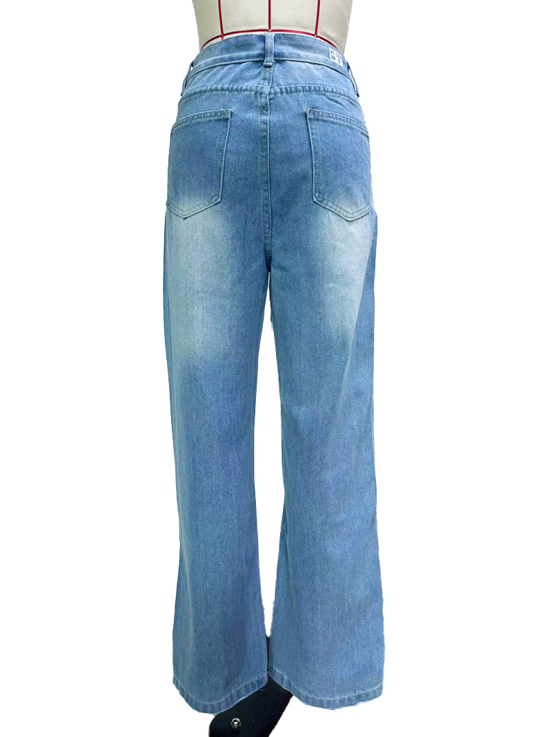 High-Rise Wide-Leg Jeans