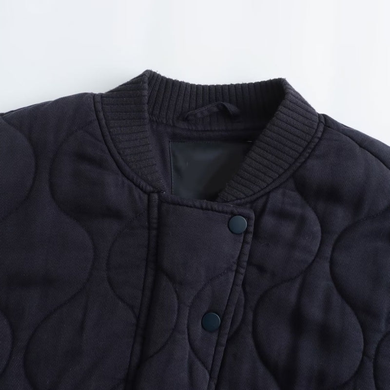 Quilted Bomber Jacket