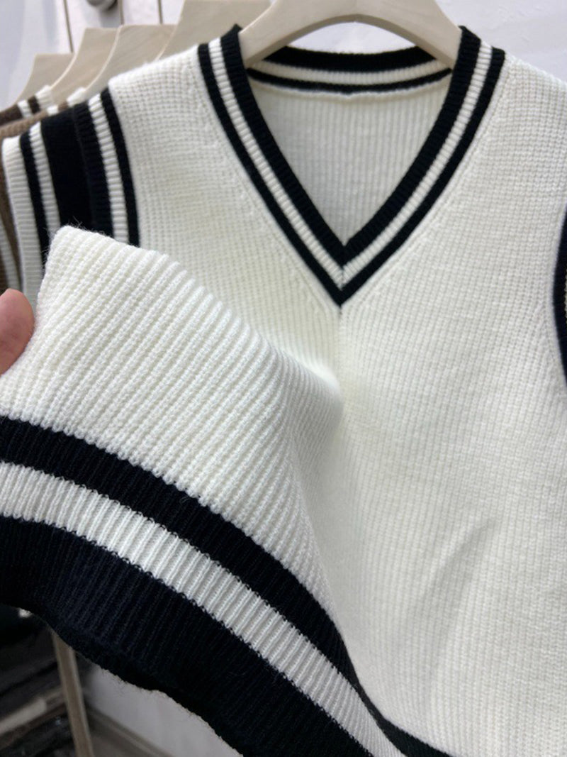 Striped Sweater Vest