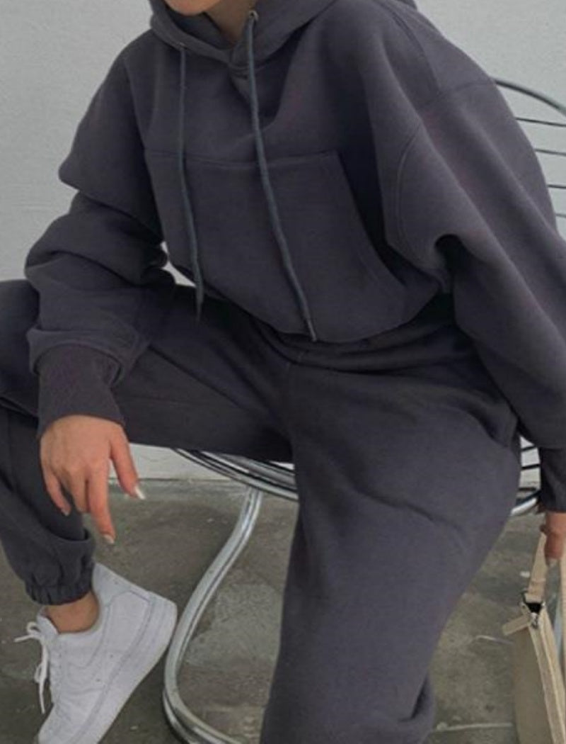 Relaxed Hoodie and Jogger Set