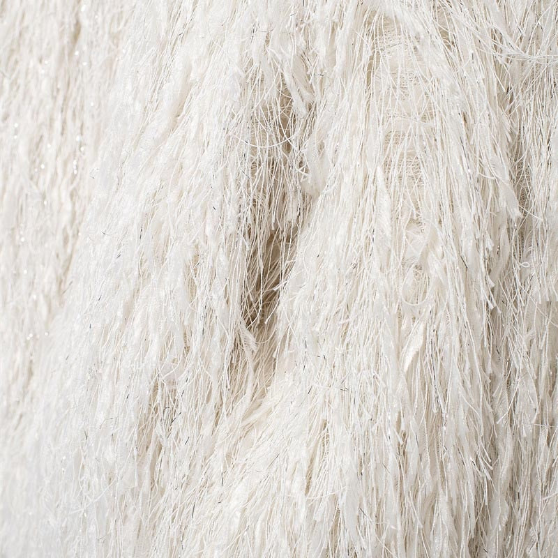 Shaggy Fluffy Knit Sweater with Wide Sleeves