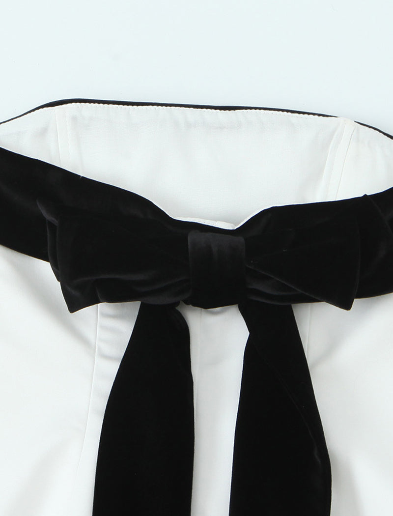 Bow Tie Strapless Top