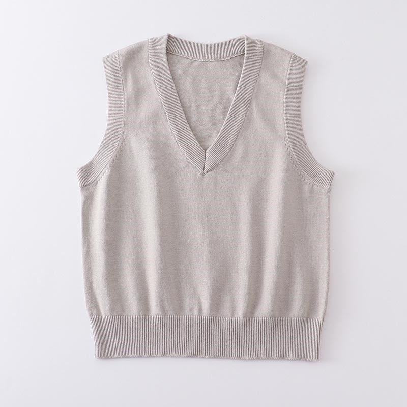 Sleeveless Knit Vest