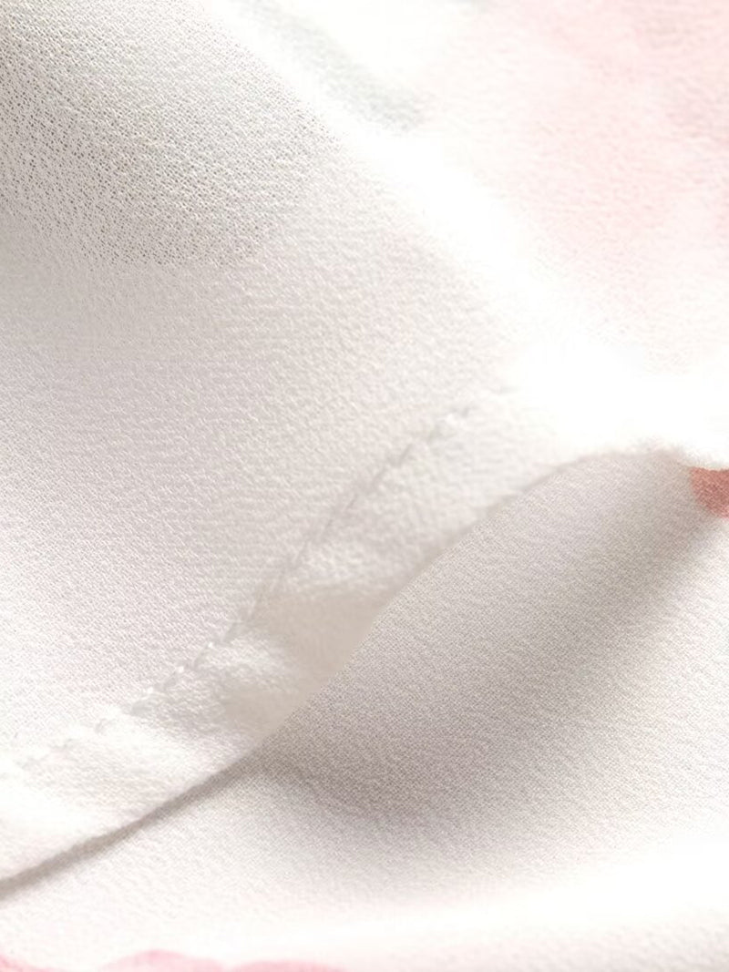 Floral Print Smocked Midi Dress