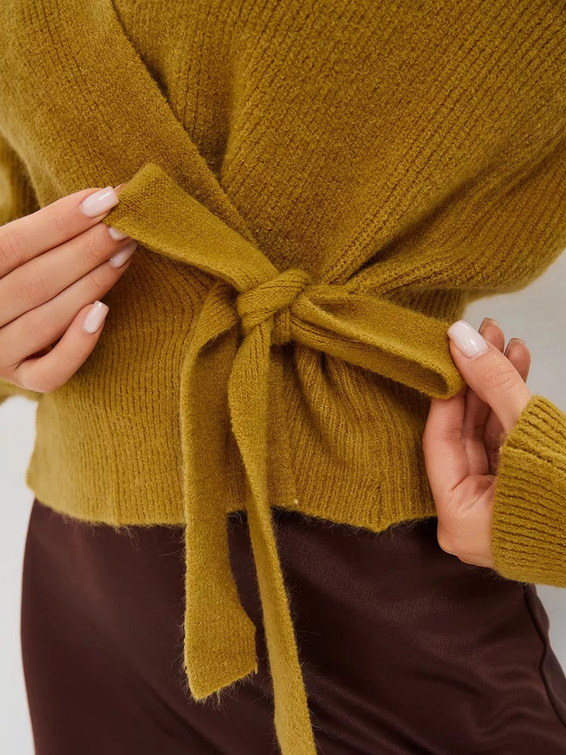 Wrap Tie Sweater