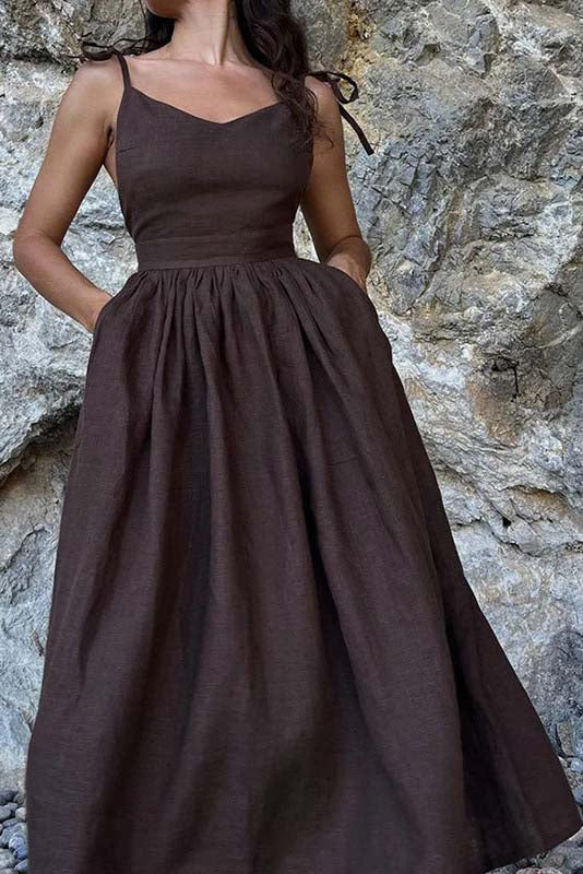 One-Shoulder Maxi Dress