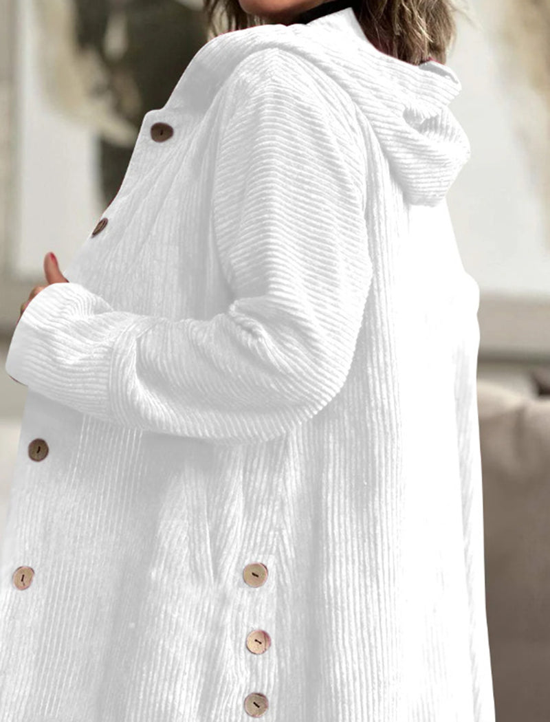 Hooded Corduroy Jacket