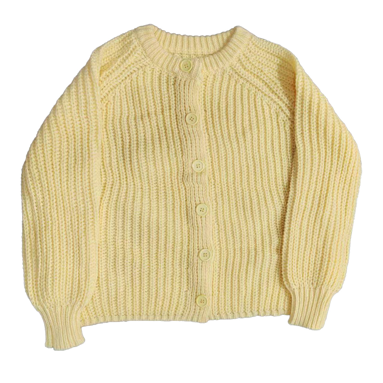 Solid Button-Front Cardigan