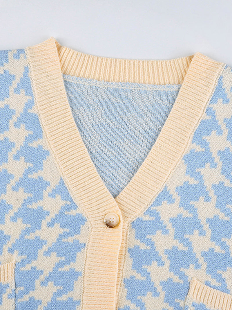 Houndstooth Cardigan