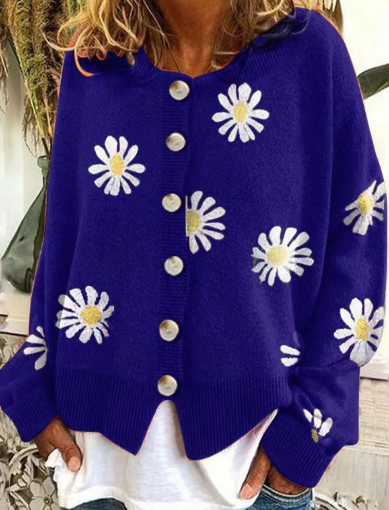 Daisy Button-Up Cardigan