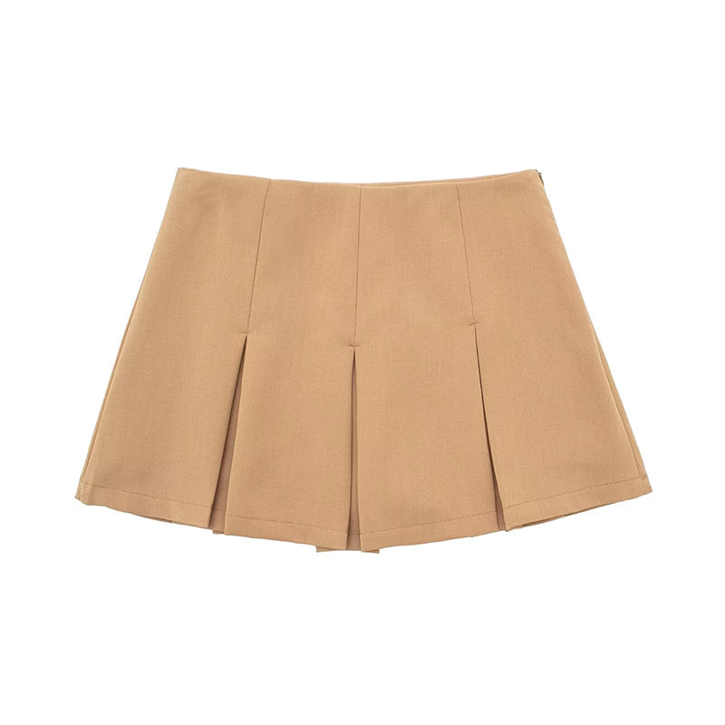 Pleated Mini Skort