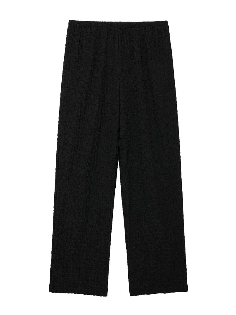 Ribbed Wide Leg Pants