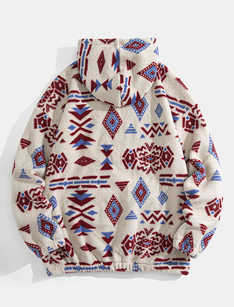 Ethnic Pattern Hoodie