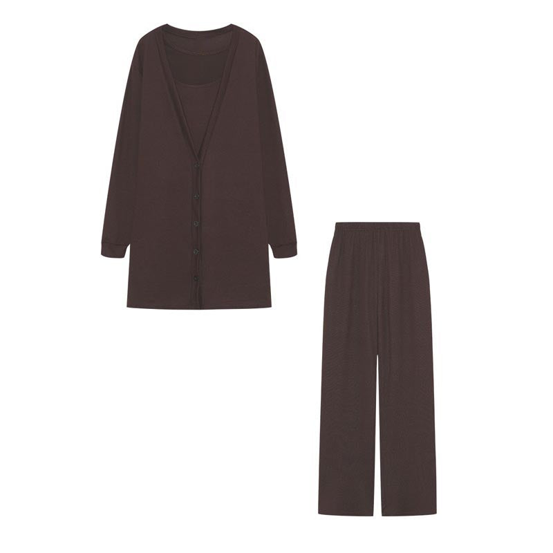 Cozy Knit Cardigan and Pants Set