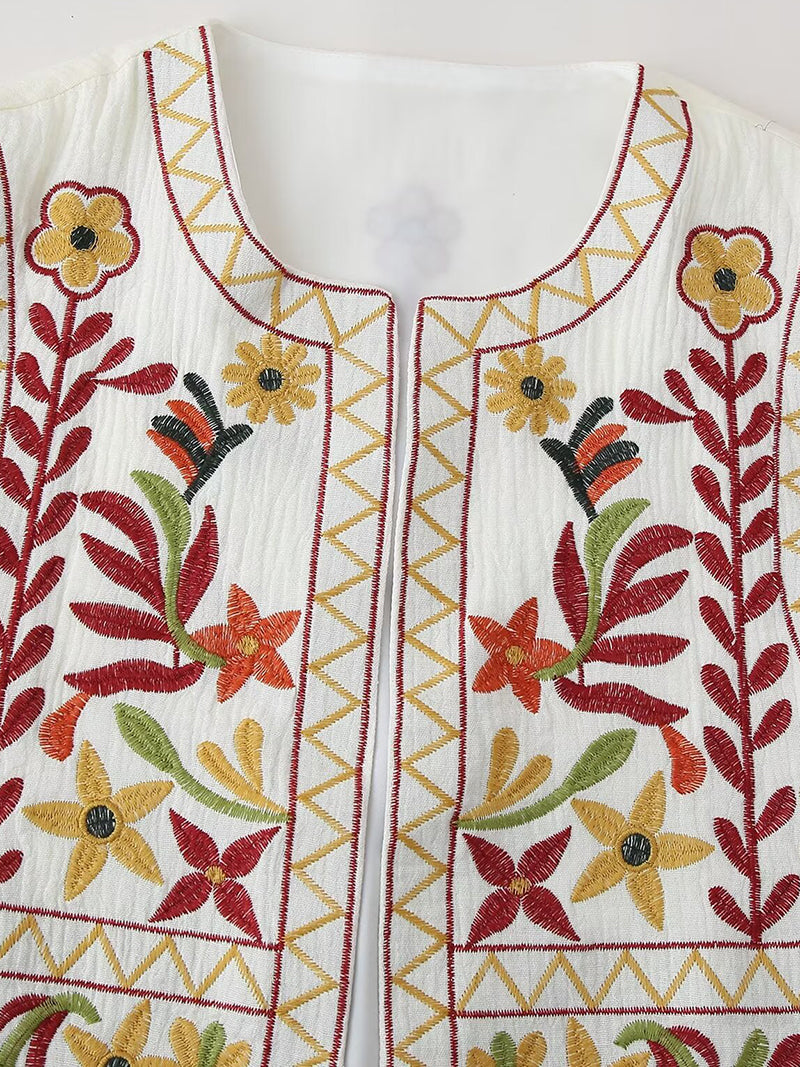 Floral Print Vest
