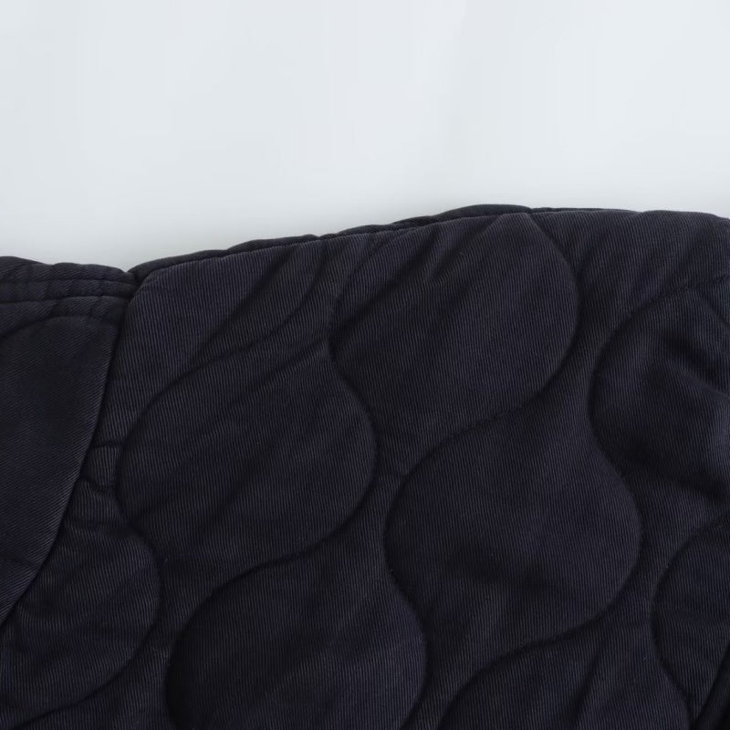 Quilted Bomber Jacket