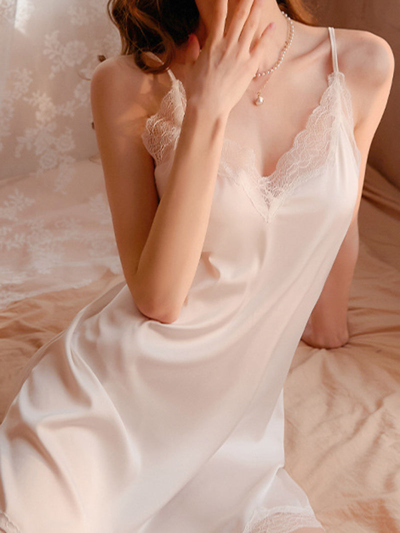 Lace Trim Cami Dress