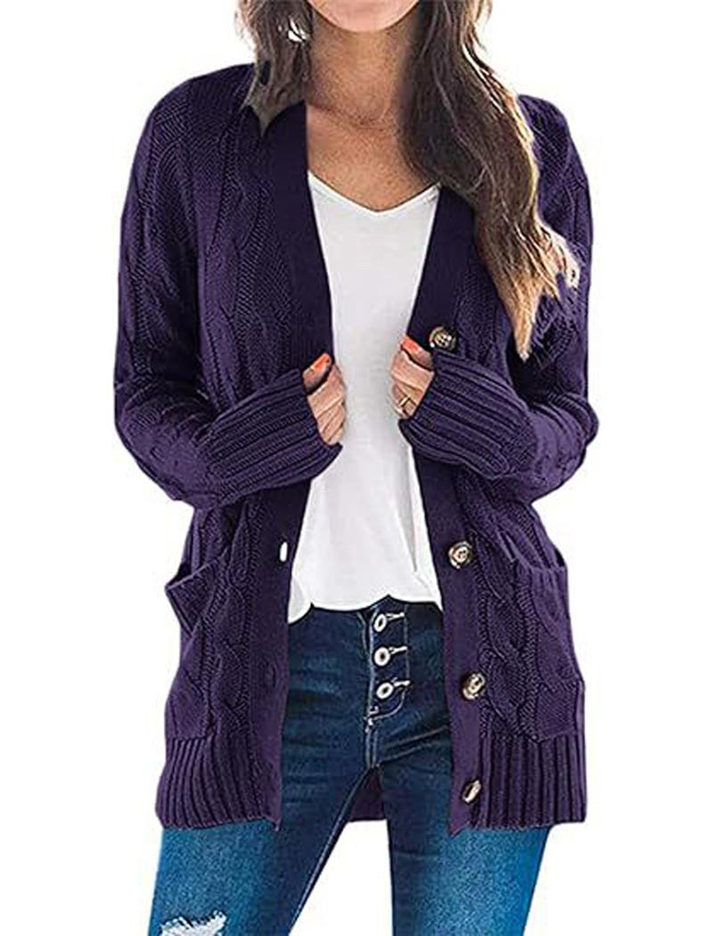Knit Pockets Cardigan