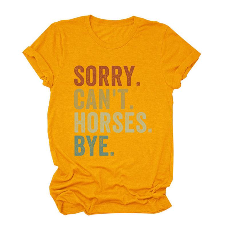 Letter Print Short-Sleeve Tee