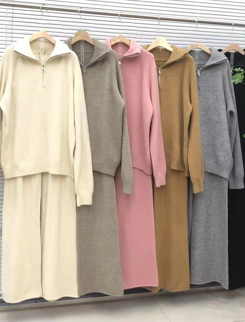 Half-Zip Pullover Lounge Set