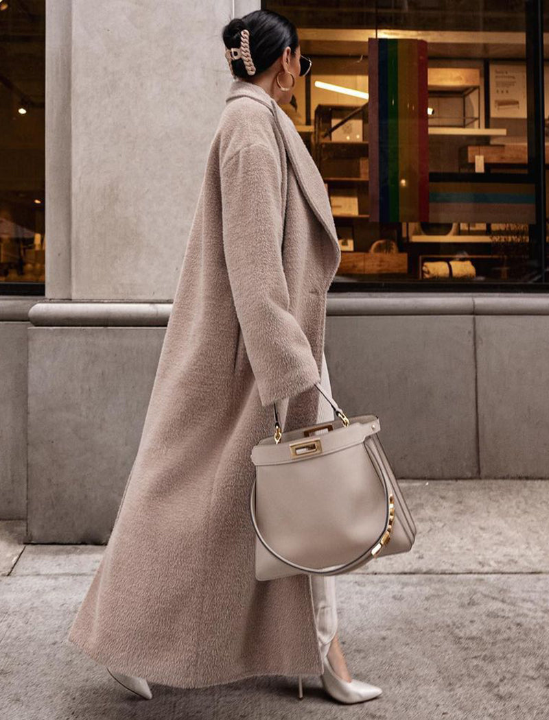 Longline Oversized Teddy Coat