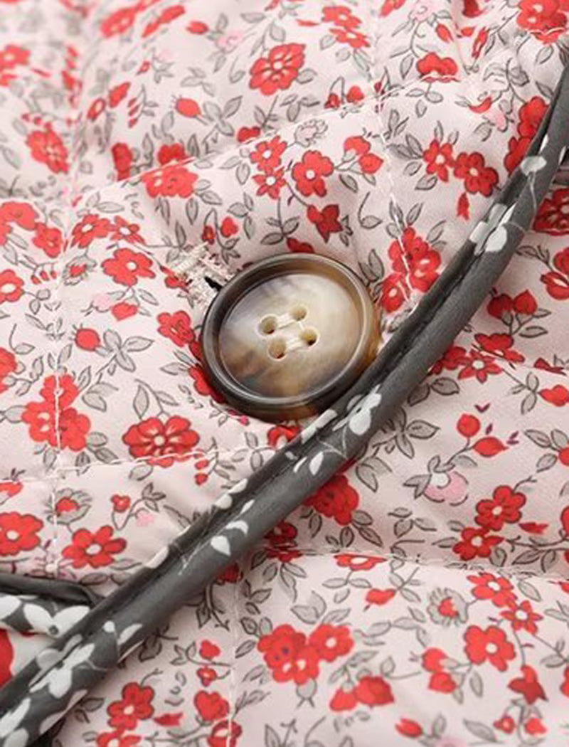 Quilted Patchwork Colorblock Jacket