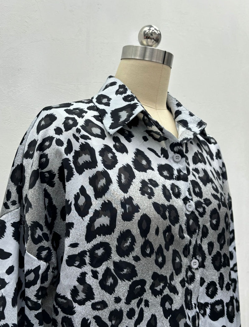 Leopard Print Loose-Fit Lounge Set