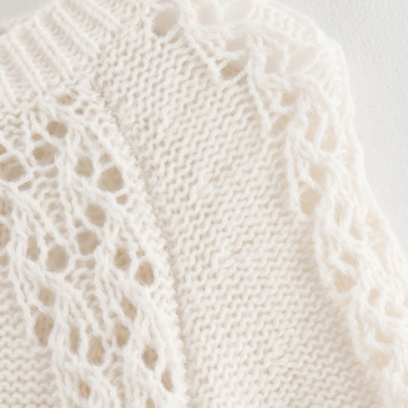 Lace Up Knit Sweater