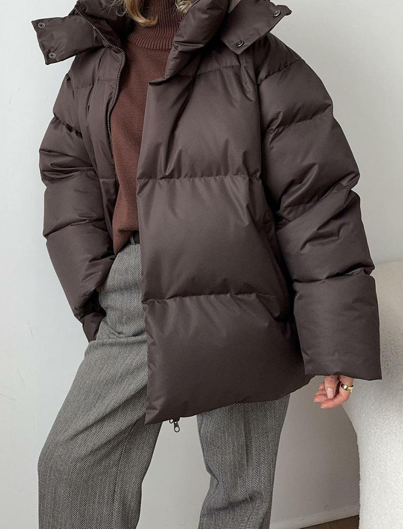 Oversized Hooded Puffer Jacket