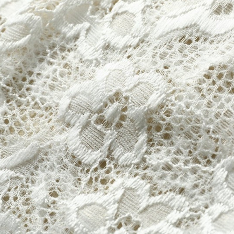 Scalloped Lace Mini Skirt