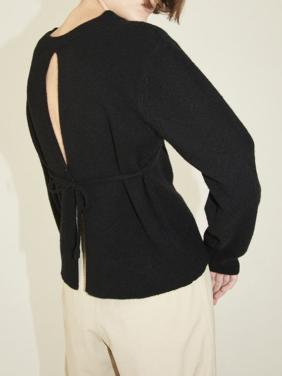 Cutout Cropped Cardigan