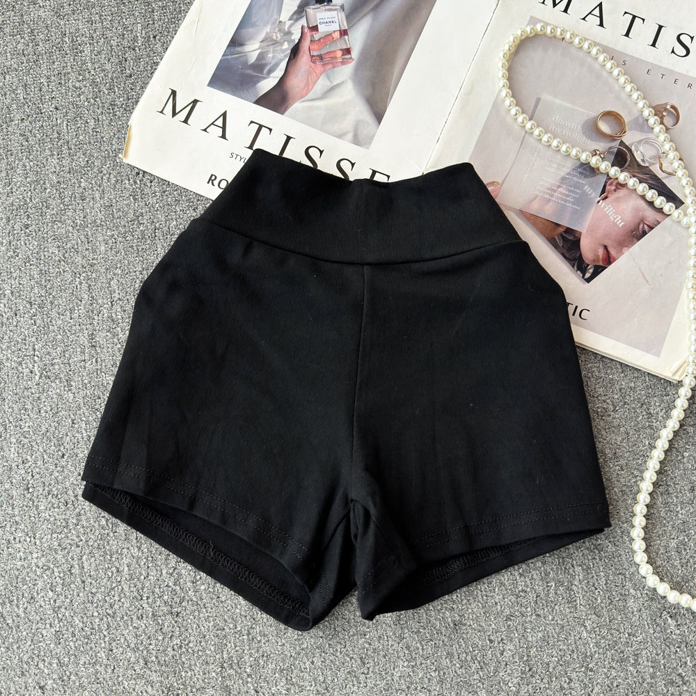 High-Rise Stretch Shorts