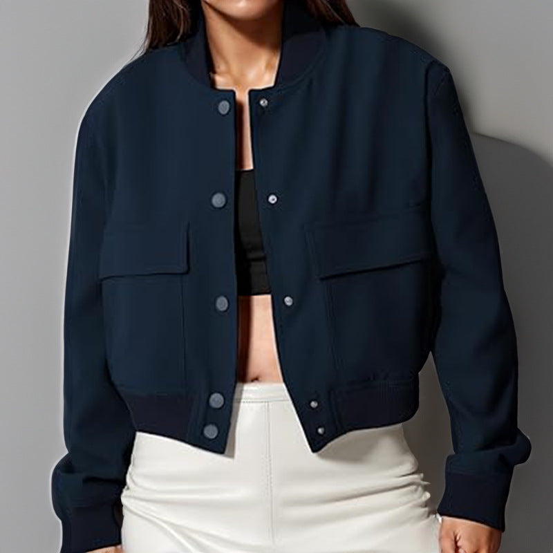 Button-Up Bomber Jacket