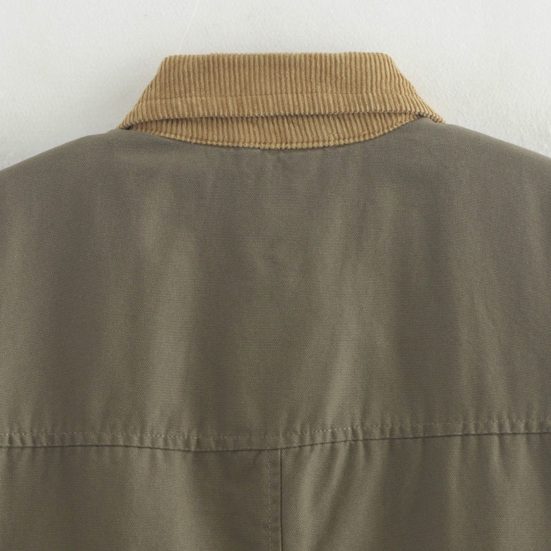 Corduroy Collar Utility Jacket