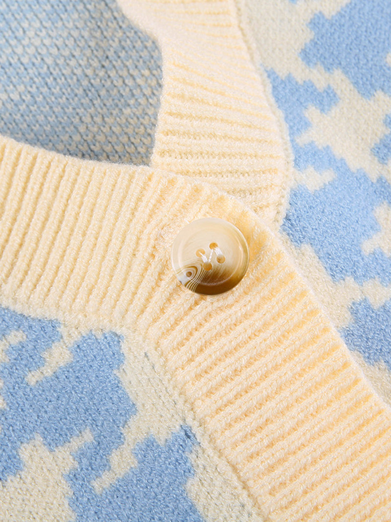 Houndstooth Cardigan