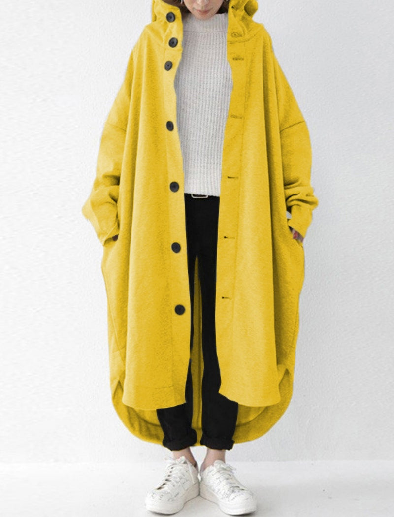 Hooded Mid-Length Coat