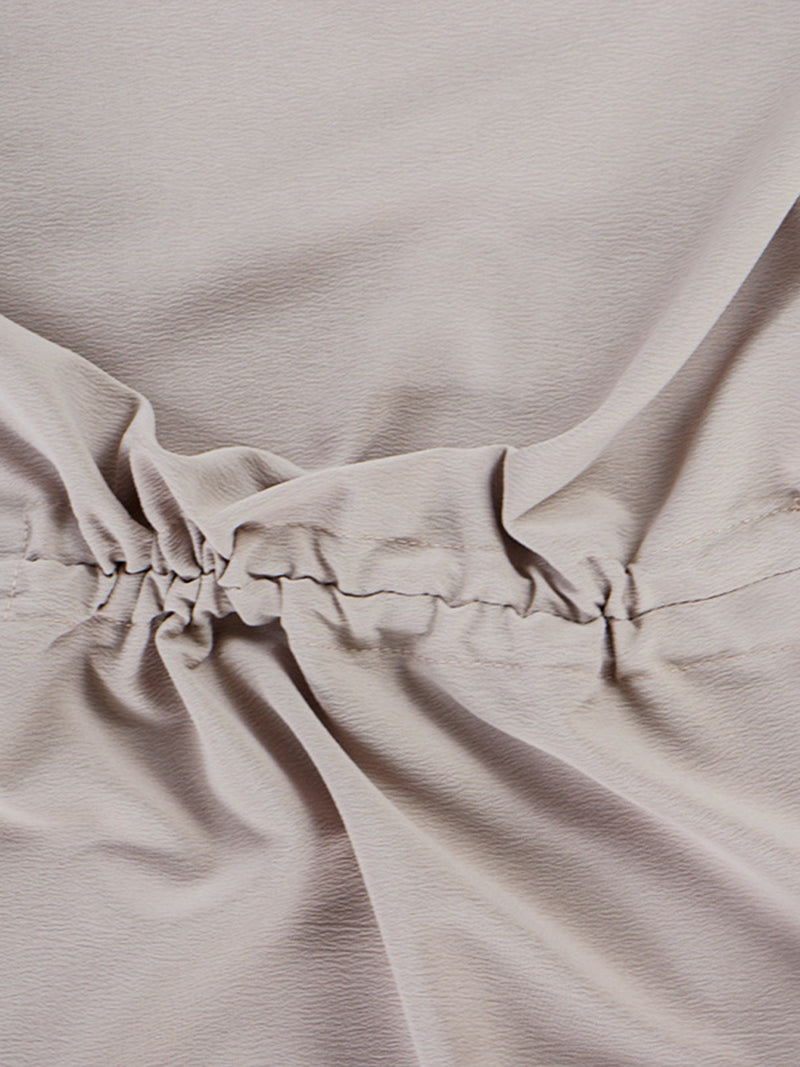 Drawstring Cargo Midi Skirt