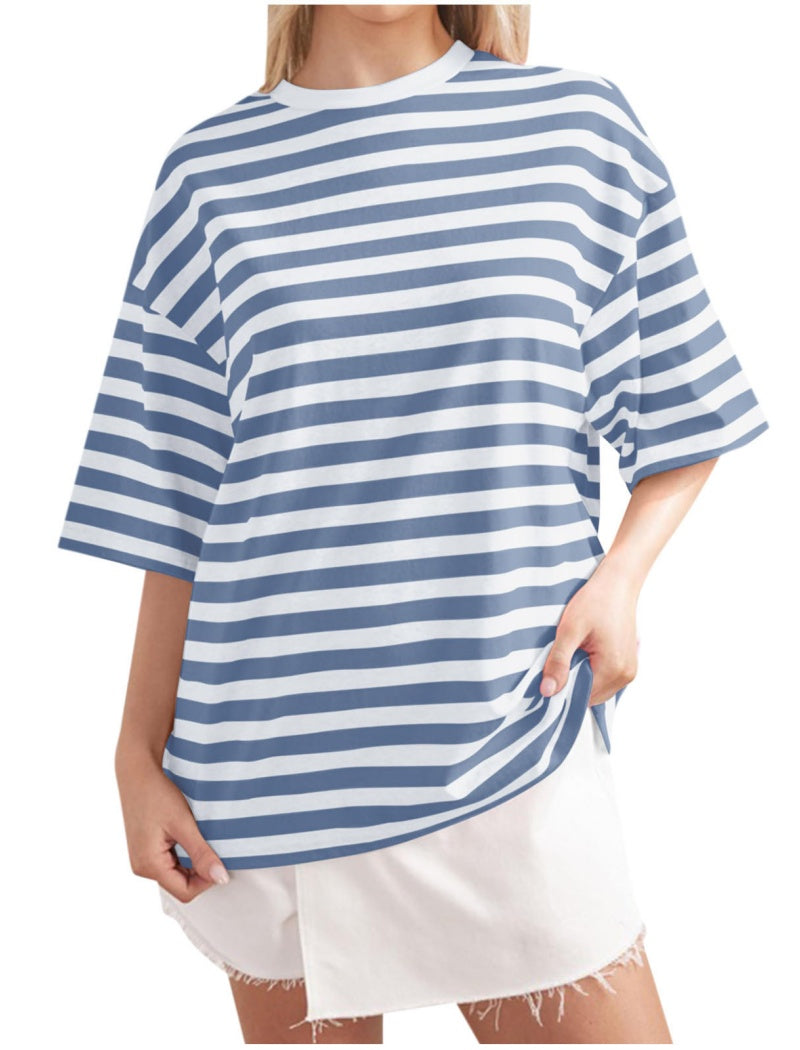 Loose-Fit Striped Tee