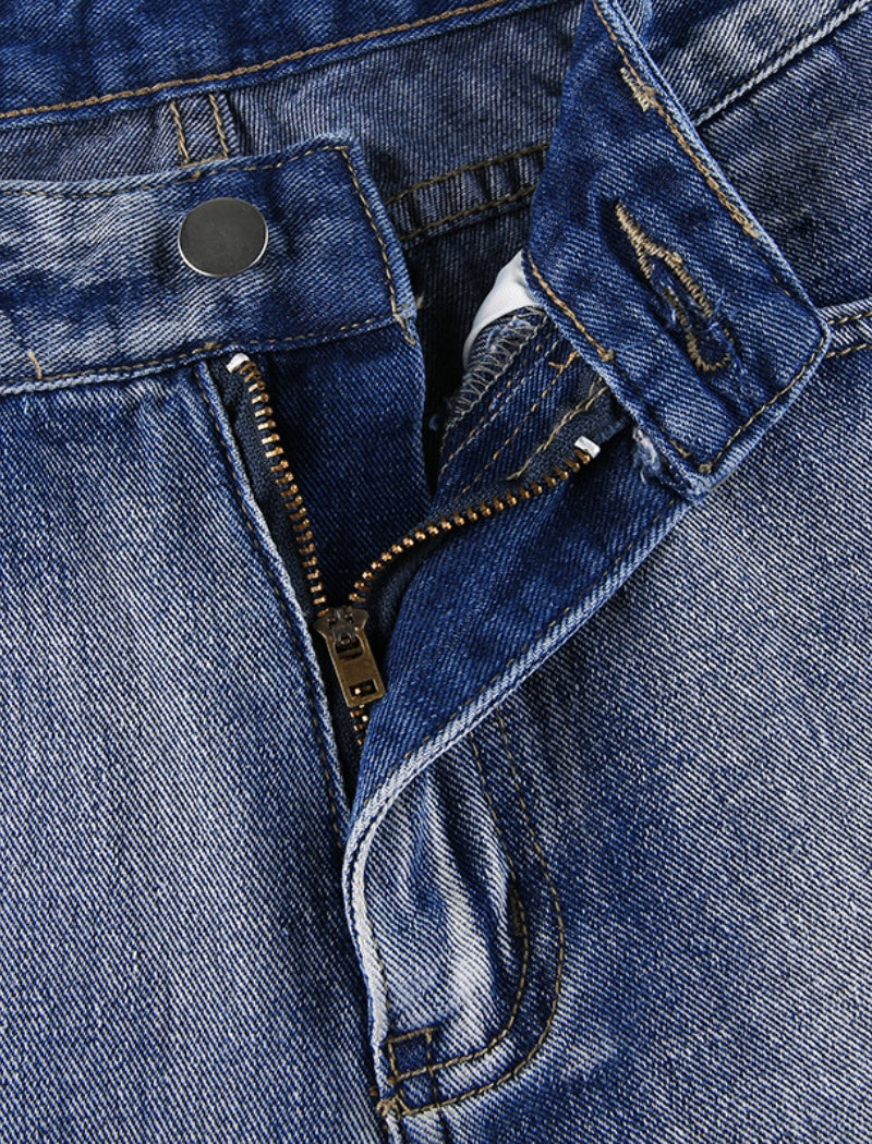 Ripped Embellished Boyfriend Jeans