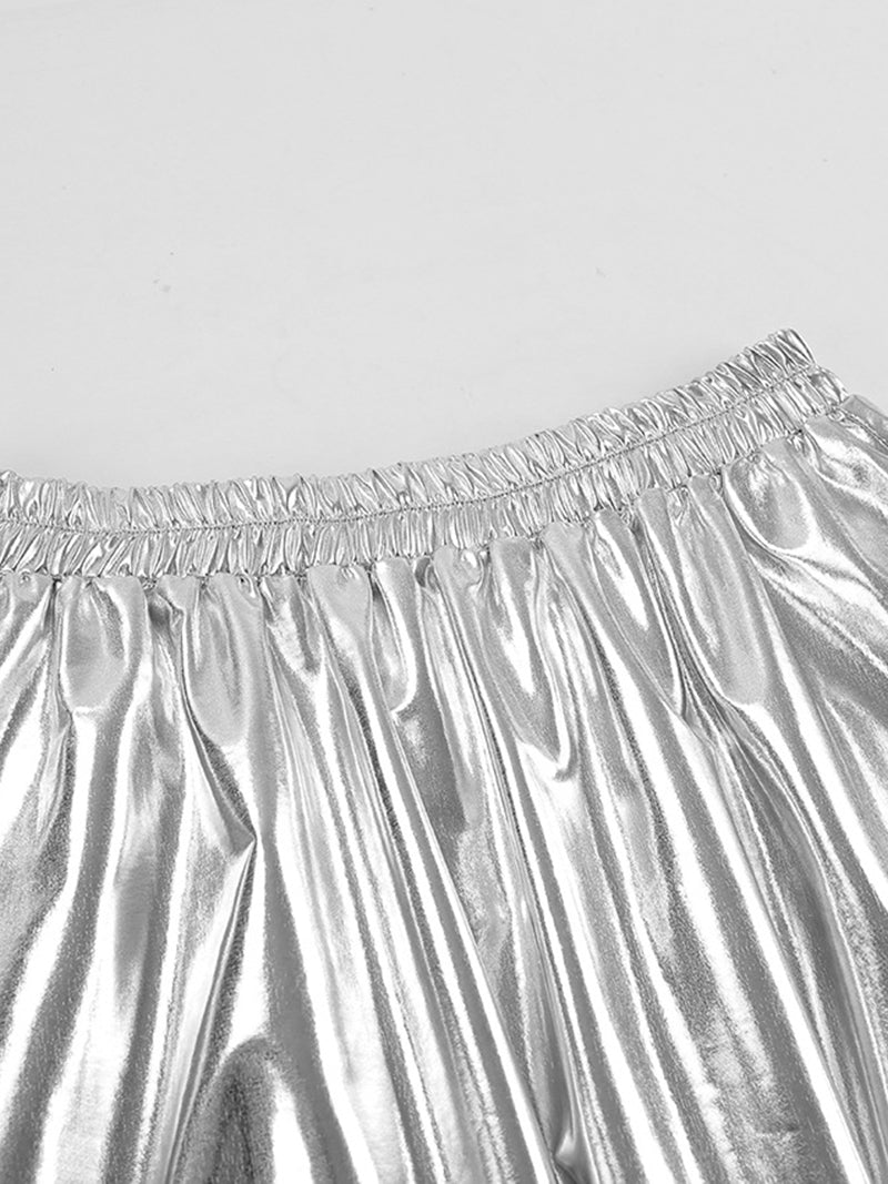 High-Waisted Flowing Maxi Skirt