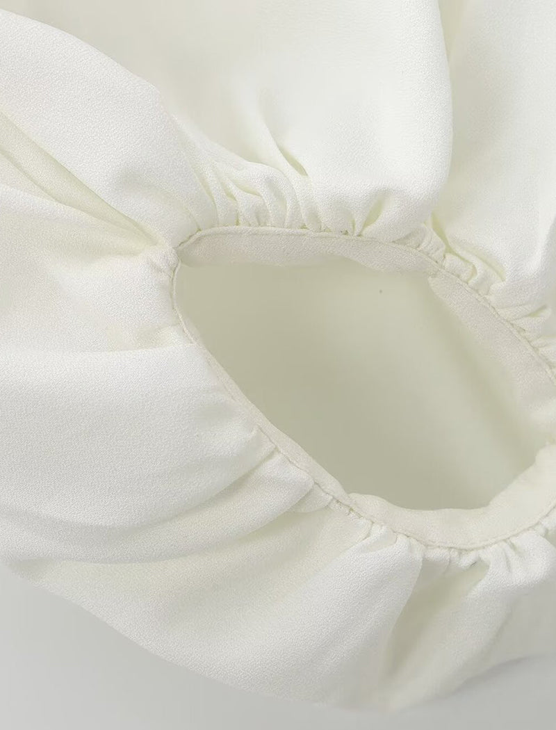 Crewneck Long Sleeve Patchwork Top