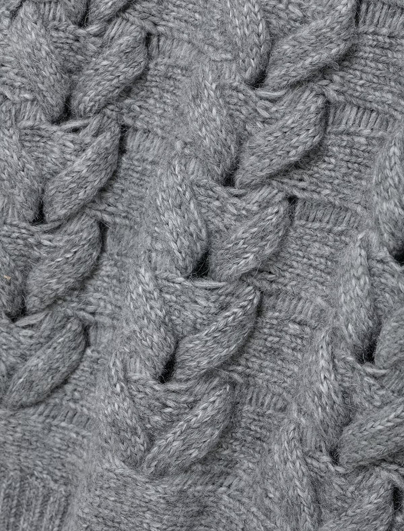 Knit Crewneck Long Sleeve Sweater