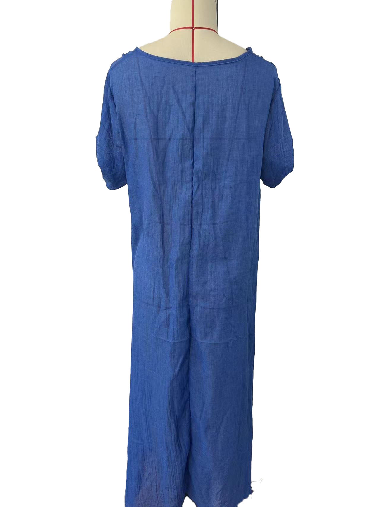 Flowy V-Neck Maxi Dress